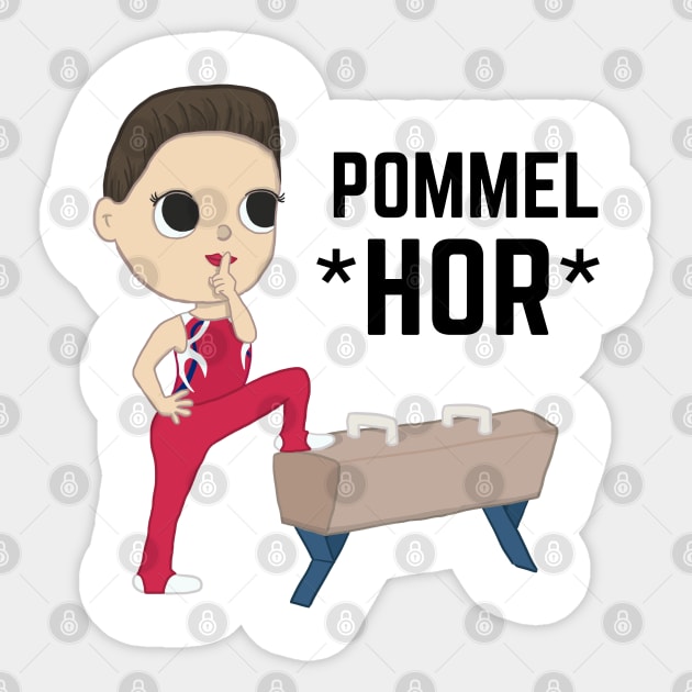 Pommel Hor Sticker by GymCastic